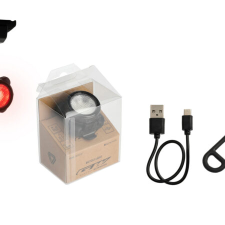 LUZ TRASERA USB 40LM EBL-022AT (POLICIA) PLASTICO GW - Imagen 1