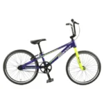 PROFIT BMX Racing Crenshaw Expert bike in purple and lime green.