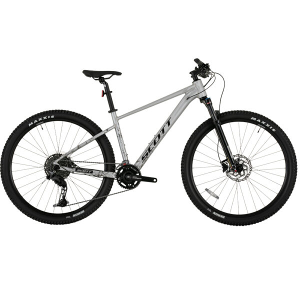 Silver Scott Aspect 15 29-inch mountain bike.