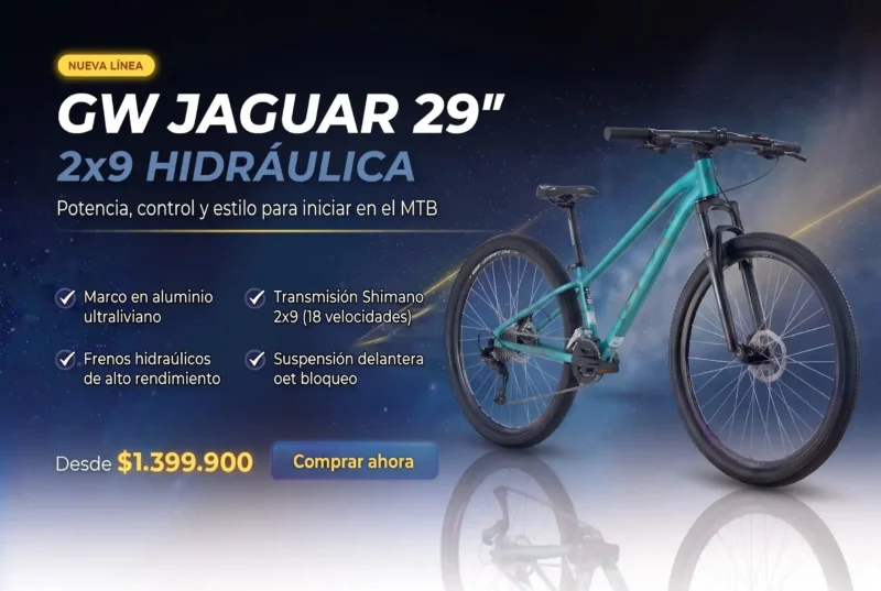 Bicicleta GW Jaguar Rin 29 hidráulica